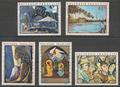 POLYPA55-59 - Philatélie - Timbres Poste Aérienne de Polynésie française N° Yvert et Tellier 55 à 59 - Timbres de collection