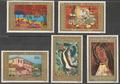 POLYPA98-102 - Philatélie - Timbres Poste Aérienne de Polynésie française N° Yvert et Tellier 98 à 102 - Timbres de collection