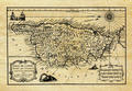 Portulan de la Corse - Philatélie - Reproductions de cartes géographiques anciennes