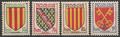 RF1044-1047 - Philatélie - Timbres de France N° Yvert et Tellier 1044 à 1047 - Timbres de collection