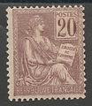 RF113 - Philatélie - Timbre de France n° Yvert et Tellier 113 - Timbres de collection