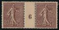RF131MILLESIME6 - Philatélie - Timbres de France Millésime 6 N° yvert et tellier 131 - Timbres de collection