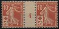 RF147MILLESIME4 - Philatélie - Timbres de France Millésime 4 N° yvert et tellier 147 - Timbres de collection