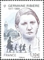 RF5129 - Philatélie 50 - Timbre de France 2017 N° YT 5129 - Germaine Ribière