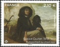 RF5333 - Philatélie 50 - Timbre de France 2019 N° YT 5333 - Gustave Courbet, Autoportrait au chien noir