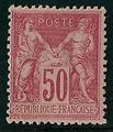 RFCL104char - Philatélie - Timbre de france classique N° Yvert et Tellier 104 charnière - Timbres classiques de France