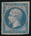 RFCL14Bobli90€- Philatélie - Timbre de france classique N° Yvert et Tellier 14B oblitéré - Timbres classiques de France