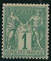 RFCL61-68 - Philatélie - Timbre de france classique N° Yvert et Tellier 61 charnière - Timbres classiques de France