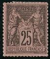 RFCL97-36 - Philatélie - Timbre de france classique N° Yvert et Tellier 97 charnière - Timbres classiques de France