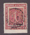 RFPUB129GUERREALCOOL - Philatélie - Timbre N°YT 129 sur porte timbre guerre à l'alcool - Timbres publicitaires