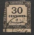 RFTAXE6obliRef - Philatélie - Timbre de France Taxe N° Yvert et Tellier 6 oblitéré pour référence - Timbres de collection