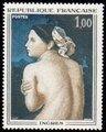 RFVAR1530b- Philatélie 50 -Timbre de France variété N°1530b - Dominique Ingres