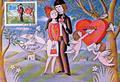 Saint Valentin - Philatélie 50 - carte premier jour de France - timbre de Saint Valentin