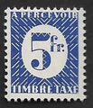 Taxe 9  - Philatélie - timbres de France France Libre - timbre de France de collection