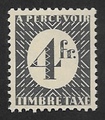 Taxe 8  - Philatélie - timbres de France France Libre - timbre de France de collection