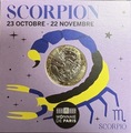 scorpion2026, Philatélie 50, Pièce 5€ Collection Astro 2025, Monnaie de Paris