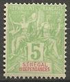 SEN21 - Philatelie - Timbre du Sénégal N° Yvert et Tellier 21 - Timbres de colonies françaises