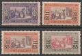 SEN87-90 - Philatelie - Timbres du Sénégal N° Yvert et Tellier 87 à 90 - Timbres de colonies françaises