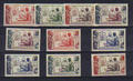 1950 - Philatélie 50 - grande série coloniale française - timbres de collection