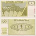 Slovénie - Pick 1a - Billet de collection de la Banque de Slovénie - Billetophilie - Bank Note