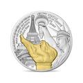 Statue de la Liberté argent - Philatelie - pièce de monnaie - Monnaie de Paris - Trésors de Paris