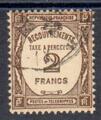 Taxe 62 - Philatelie - timbre de France Taxe oblitéré