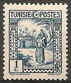 TUN161 - Philatelie - Timbre de Tunisie N° Yvert et Tellier 161 - Timbres de colonies françaises
