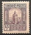 TUN166 - Philatelie - Timbre de Tunisie N° Yvert et Tellier 166 - Timbres de colonies françaises