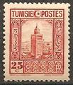 TUN168 - Philatelie - Timbre de Tunisie N° Yvert et Tellier 168 - Timbres de colonies françaises
