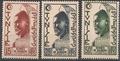 TUN346-348 - Philatelie - Timbre de Tunisie N° Yvert et Tellier 346 à 348 - Timbres de colonies françaises