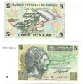 Tunisie - Pick 86 - Billet de collection de la banque centrale de Tunisie - Billetophilie