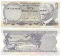 Turquie - Pick 185 - Billet de collection de la banque centrale de Turquie - Billetophilie