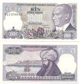 Turquie - Pick 196 - Billet de collection de la banque centrale de Turquie - Billetophilie