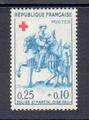 VAR1279 - Philatelie - timbre de France Croix Rouge avec variété