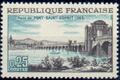 VAR1481b, Philatélie 50, Timbre de France N° 1481b avec variété sans la barque de gauche