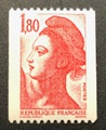 VAR2223e - Philatelie - timbre de France avec variété - timbre de collection