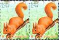 VAR3381a, philatélie 50, Timbre de France variété écureuil, 200 tenant à 2001
