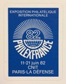 VEPIF-23-BLEU- Philatélie - vignette Exposition - Timbres de France