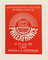 VEPIF-23A-ROUGE - Philatélie - vignette Exposition - Timbres de France