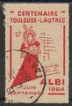 VignetteToulouseLautrec - Philatélie - Vignette philatélique centenaire Toulouse Lautrec - Vignettes philatéliques - Erinnophilie