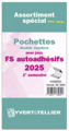 YT138964 - Philatelie 50 - Assortiment de pochettes pour jeu FS 1ER SEMESTRE AUTOADHESIFS 2025 - Jeux YVERT &amp; TELLIER