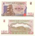 Zimbabwe - Pick 5a - Billet de collection de la Banque du Zimbabwe - Billetophilie