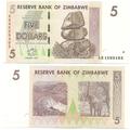 Zimbabwe - Pick 66 - Billet de collection de la Banque du Zimbabwe - Billetophilie