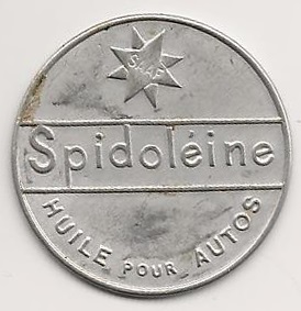 TimbreMonnaieSpidoléine - Philatelie - Timbre monnaie semeuse 10 centimes rouge Spidoléine - Timbres publicitaires - Timbres de collection