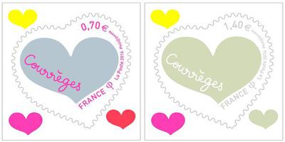 Timbres adhésifs Courrèges - Philatelie - timbres de France autoadhésifs