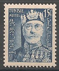 TUN395 - Philatelie - Timbre de Tunisie N° Yvert et Tellier 395 - Timbres de colonies françaises