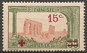 TUN61 - Philatelie - Timbre de Tunisie N° Yvert et Tellier 61 - Timbres de colonies françaises