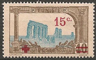 TUN62 - Philatelie - Timbre de Tunisie N° Yvert et Tellier 62 - Timbres de colonies françaises