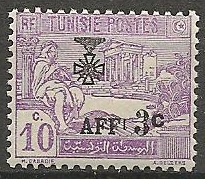 TUN83 - Philatelie - Timbre de Tunisie N° Yvert et Tellier 83 - Timbres de colonies françaises