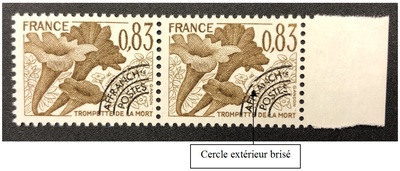 VAR PREO 159a - 2 - timbre de France Préoblitéré avec variété - timbre de France de collection